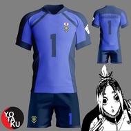 Jersey Anime Cosplay Blue Lock Gin Gagamaru Team Eleven Team 11 Full Set YOTACOS