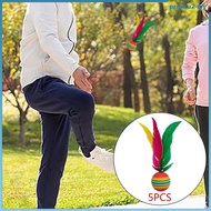 [PraskuafMY] 5 Pieces Badminton Shuttlecocks, Outdoor Toys, Chinese Shuttlecocks, Feather