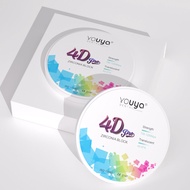 YOUYA Multilayer Block 4D Pro Multilayer Zirconia Block 8 ชั้นแผ่นกัดมงกุฎฟื้นฟูทันตกรรมวัสดุเซรามิค