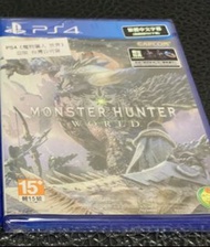 兩片遊戲(免運) 全新 中文版 PS4 魔物獵人世界