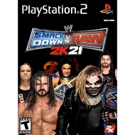 (PS2 DVD GAMES) WWE SMACKDOWN VS RAW 2K21