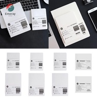 EMERAY Replacement  Notebook, A5 a6 Horizontal Grid Blank Replaced Refill Notebook, High Quality Whi