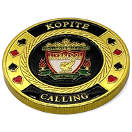 high-quality Kopite Calling LIverpo0l Poker Card Guard Coin In stock