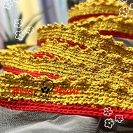 Handmade Renda Emas Gold Lace Pakaian Tradisional Kadazan Dusun Sabah