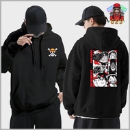One Piece Luffy Hoodie Anime Print Pullovers Hoodie Hip Hop Streetwear Hoodie Man Baju Hoodie Lelaki