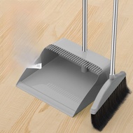 Broom And Dustpan Set Transparent Foldable Magic Broom Thicker Larger Home Use Non-stick Hair Dustpa