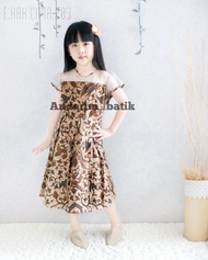 DRESS ANAK PEREMPUAN usia 3-11 tahun/Andarun batik