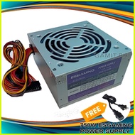 ✉ ☂ ◈ ESGAMING POWER SUPPLY UNIT(PSU)FREE POWER CORD 700-750WATTS FOR DESKTOP CPU GAMING