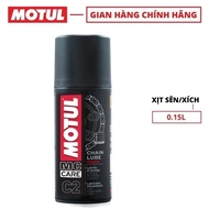 Hàng Chính Hãng - Combo vệ sinh sên/ xích Motul C2/C4 CHAIN LUBE Factory Line