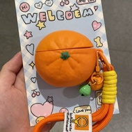 [Q’s Quality Living] Simulated Orange AirPods Pro 2nd Generation Case|Suitable for Apple 2/3/4 gener