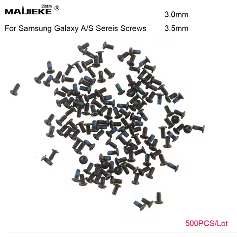 500PCS 1.4*3.0mm Screws For Samsung Galaxy S24 S23 S22 S21 Ultra S21 S10 A50 A51 A80 A71 3.5mm Insid
