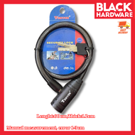 Black Hardware Bicycle Lock Basikal 脚车锁 Cable Lock Motor Safety Lock Motorcycle Bycycle Basikal Scoo