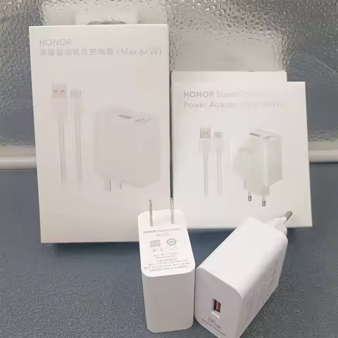 Honor 66W EU US Super Fast Charger For Honor X9B X40 X30 90 80 70 60 Pro SE Magic 7 Lite VS Fold V2 