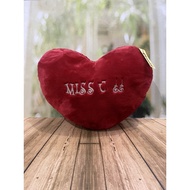 MERAH Love pillow/ red pillow/ miss u sofa pillow/heart plush car pillow/love plush pillow/love plus