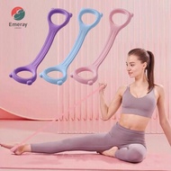 EMERAY 8-Line Puller, Elastic Band Multi-functional Yoga Tensioner, Portable Silicone Rope 8-Figure 
