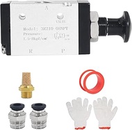 1pc 3R210-08 3 Ways 2 Position 1/4NPT Hand Lever Control Pneumatic Air Valve,Solenoid Valve Air Comp