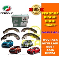 100% Original Perodua Myvi,Myvi Lagi Best,Axia,Bezza Rear Brake Shoe Set (04495-73R02 / 04495-73R01)