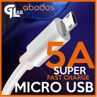 abodos 5A Micro USB Cable Super Quick Charge 5A Micro USB Data USB Cable Andriod 2M 2 Meter for Samsung Huawei Oppo and anymore (Y2-3)