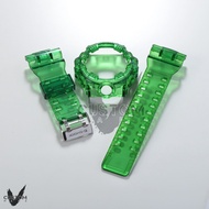 (Vcustom) GA700 JELLY " GREEN " BAND AND BEZEL WATCH STRAPS