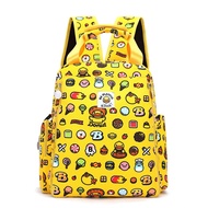 ‍🚓B.DuckSmall Yellow Duck Mummy Bag Baby Diaper Bag Cartoon Cartoon Large Capacity Backpack Baby Outing Mother Bag