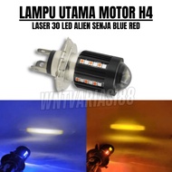 Wntvariasi88 H4 LASER 30 LED ALIEN H4 LED LASER 2 COLOR HI 20 WATT LOO/ | H4 LED BULB | H4 LED LASER