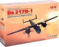 ICM 1/48 German Air Force Dornier Do217N-1 Night Fighter Plane Plastic Model, Gray, L