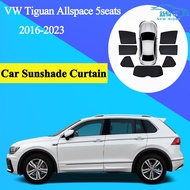 Car Sunshade Curtain For VW Tiguan Allspace 5seats 2016-2023 Car Sunshade Magnetic Front Windshield 
