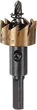 HARFINGTON Hole Saw 22.5mm (57/64") M35 HSS (High Speed Steel) Titanium Coated Drill Bit Cutter Open