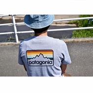 เสื้อยืดคุณภาพดี😄 พร้อมส่ง เสื้อยืดแขนสั้น ผ้าฝ้ายแท้ พิมพ์ลาย Patagonia Bata Daily Commuting สไตล์ญี่ปุ่น เหมาะกับฤดูร้อน