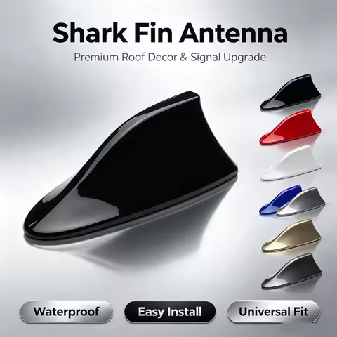 For Peugeot 207 Shark Fin Antenna, FM Signal Booster, Waterproof Radio Antenna, FM/AM Super Aerials 