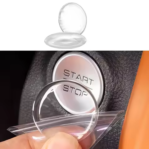 Car One-touch Start Button Protective Sticker Fit for Haval H9 Modified Car Ignition Ring Protective