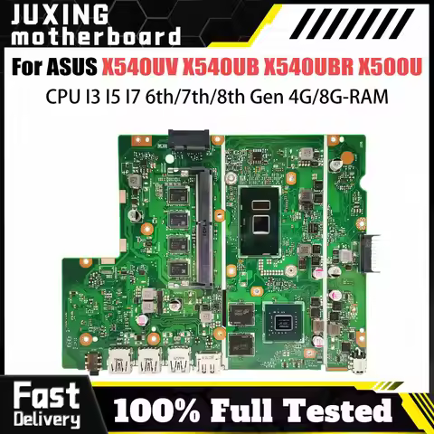 X540U Mainboard For ASUS X540UV X540UB X540UBR A540U X500U P540U K540U F540U Laptop Motherboard 4405