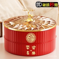 New Year Fruit Plate Fruit Plate Melon Seed Snack Storage Box// 1.27