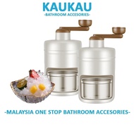 KAUKAU Hand-Operated Shaved Ice Machine Domestic Small-Sized Ice Manufacturing apparatus manual DIY ice cream maker