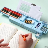 Cartoon Plastic Pencil Case Unicorn Bear Astronaut Stationery Pencil Case