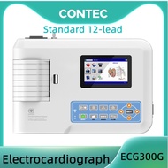 Digital 3 Channel 12 lead ECG/EKG machine Electrocardiograph ECG300G Multi-language CE &amp; FDA