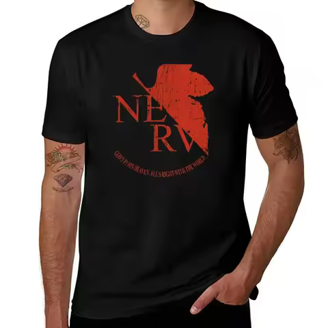 NERV Evangelion EVA Printed T-shirt Men's and Women's T-shirt Children's and Parental Clothing Boy G