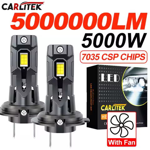 H7 LED Headlight Bulb Mini Wireless 5000W 5000000LM 6000K 7035 CSP for Car Headlamp Auto Diode Lamps