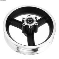 CLEIGHTEENCY Electric Scooter Disc Brake Hub, 10 Inch 6 Holes Electric Scooter Front Wheel Hub, Ligh
