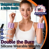 (1 Pair) 500G/900G/2000G Weighted Wrist & Ankle Bands Yoga Pilates Bracelet Adjustable Fitness Wrist