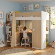 LOFT LIVING  TOBBY JOLT Mid Sleeper Loft Bed With Slide-Kids bed with slide