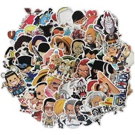 One Piece Pirate King Comic Waterproof Stickers, 60 Pieces Set【Top Quality From Japan】