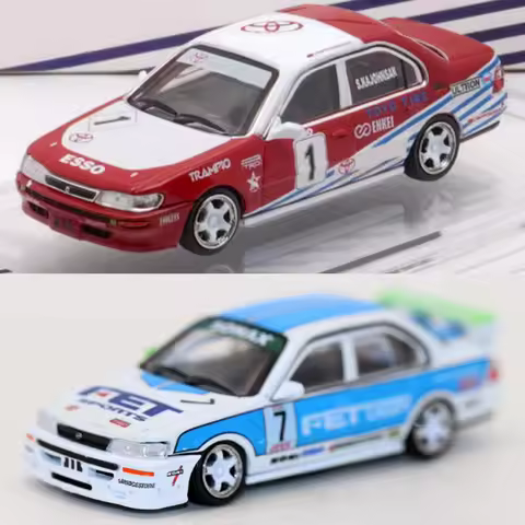 BMC 1/64 Corolla AE100 1995/1994 Alloy Rally Car Model Static Collection Decorated Holiday Gifts Toy
