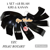 YZC pisau rotary hand tractor pisau rotari traktor tangan mesin jetor bajak sawah