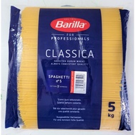 LARGE BAG 5Kg --- Italian SPAGHETTI NO. 5 BARILLA