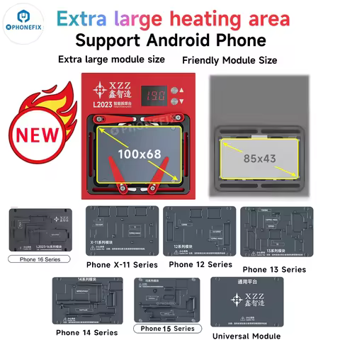 XZZ L2023 Preheater Heating Platform For iPhone 11-17 Pro Max Motherboard Layered PCB Separation Ins