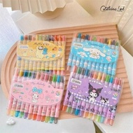 CutieliciousLand | CRAYON - Sanrio Crayon Rotating Crayon/ Threaded Crayon/ Sanrio Crayon/