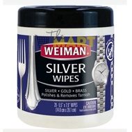 Weiman Silver Gold Brass Wipes Polish Tarnish Cleaner