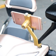 Bike Motorcycle Phone Holder Handlebar Rack 360 Rotation GPS Mount Bracket E-Bike Scooter Bracket