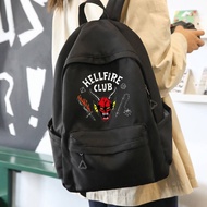 Stranger Things Backpack Hellfire College Student Korean Version Student Backpack Leisure Large Capa